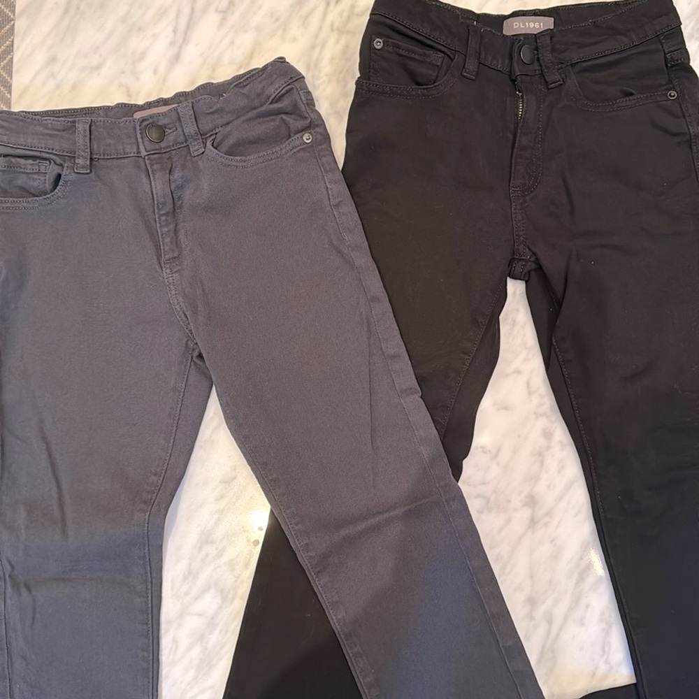 Two pairs of DL1961 Brady Boys slim jeans size 8